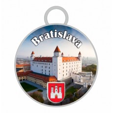Kľúčenka kruh Bratislava 01