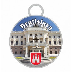 Kľúčenka kruh Bratislava 02