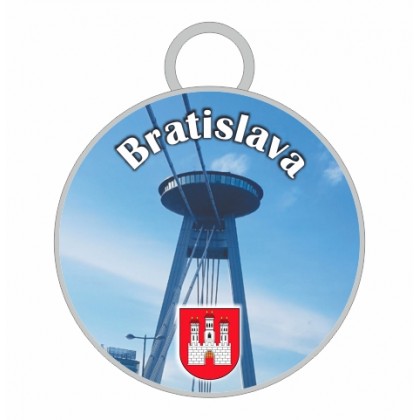 Kľúčenka kruh Bratislava 06
