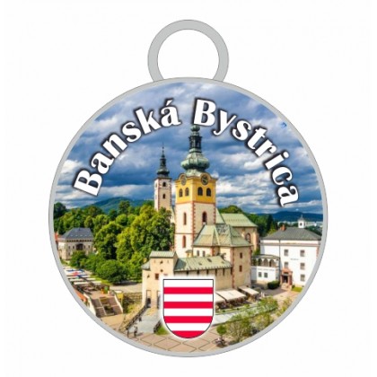 Kľúčenka kruh Banská Bystrica 01