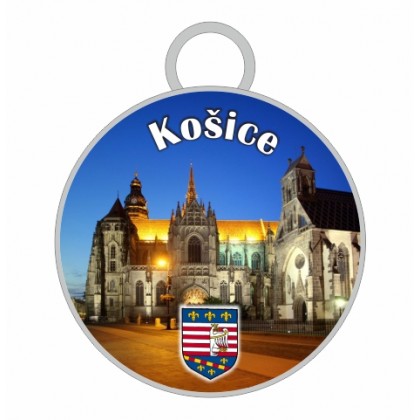 Kľúčenka kruh Košice 01