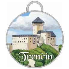 Kľúčenka kruh Trenčín 01