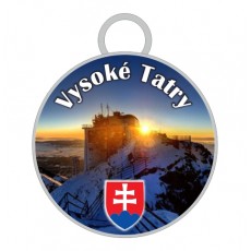 Kľúčenka kruh Vysoké Tatry 04