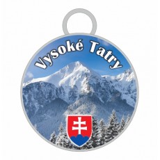 Kľúčenka kruh Vysoké Tatry 05