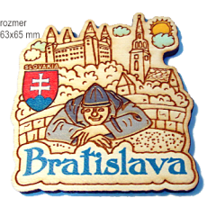 Magnetka gravírovaná Bratislava 1a