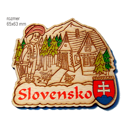 Magnetka gravírovaná Slovensko 3a