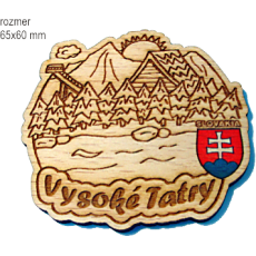 Magnetka gravírovaná Vysoké Tatry
