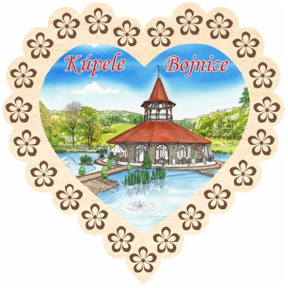 Magnetka srdiečko Bojnice