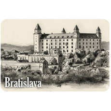 Magnetka drevená Bratislava 19