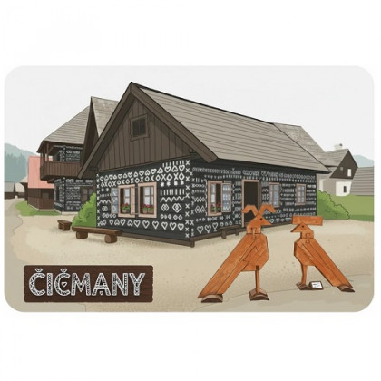 Magnetka drevená Čičmany