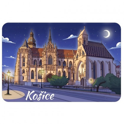 Magnetka drevená Košice 3