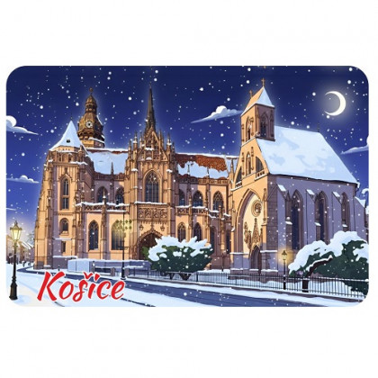 Magnetka drevená Košice 4