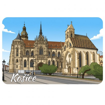 Magnetka drevená Košice 5