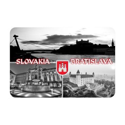 Magnetka drevená Bratislava 10