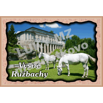 Magnetka rámik Vyšné Ružbachy 1