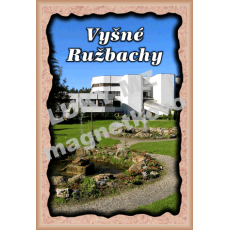 Magnetka rámik Vyšné Ružbachy 3