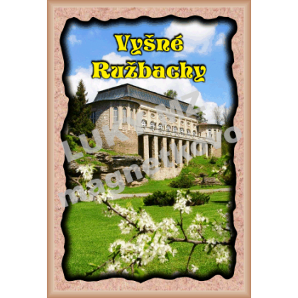 Magnetka rámik Vyšné Ružbachy 4