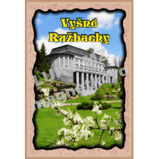 Magnetka rámik Vyšné Ružbachy 4a