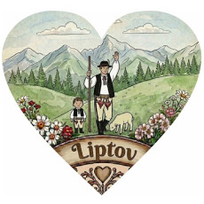 Magnetka srdiečko Liptov 04