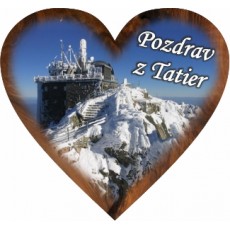 Magnetka srdiečko Vysoké Tatry 02