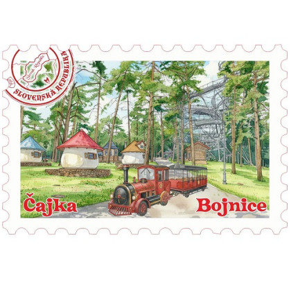 Magnetka známka Bojnice 08