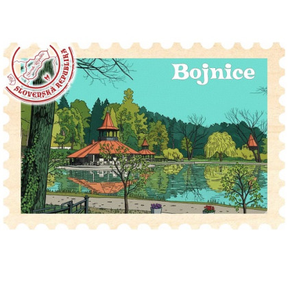 Magnetka známka Bojnice 09