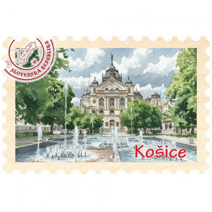 Magnetka známka Košice