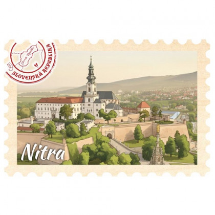 Magnetka známka Nitra