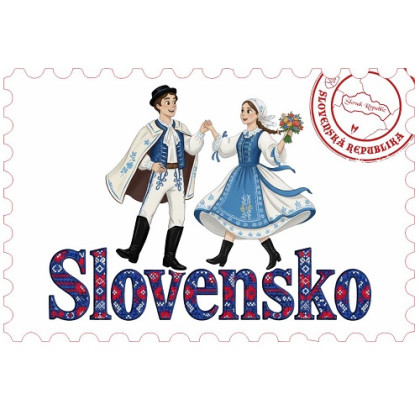 Magnetka známka Slovakia 