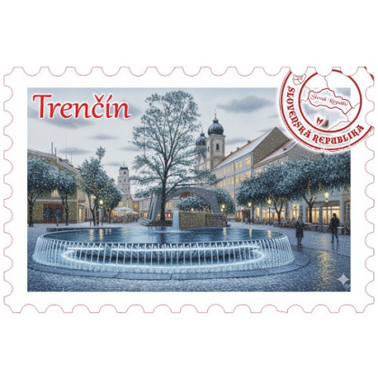 Magnetka známka Trenčín 03
