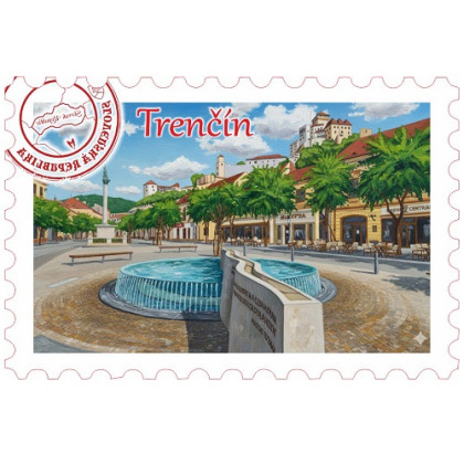 Magnetka známka Trenčín 04