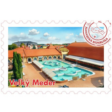 Magnetka známka Veľký Meder 01