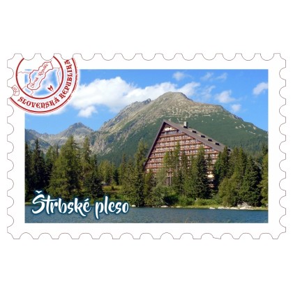 Magnetka známka Vysoké Tatry 02 - Štrbské pleso