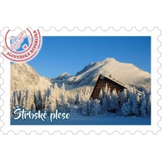 Magnetka známka Vysoké Tatry 03 - Štrbské pleso zima