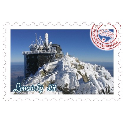 Magnetka známka Vysoké Tatry 06 - Lomnický štít