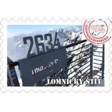 Magnetka známka Vysoké Tatry 07 - Lomnický štít