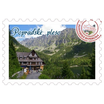 Magnetka známka Vysoké Tatry 08 - Popradské pleso