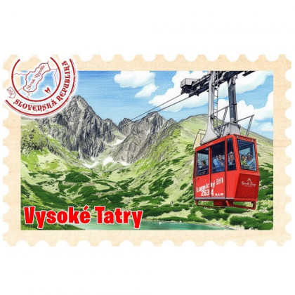 Magnetka známka Vysoké Tatry
