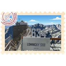 Magnetka známka Vysoké Tatry Lomnický štít