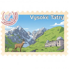 Magnetka známka Vysoké Tatry 13