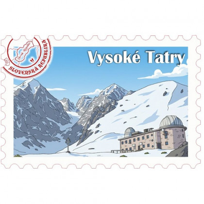 Magnetka známka Vysoké Tatry