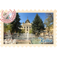 Magnetka známka Košice 02
