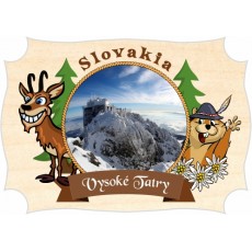 Magnetka drevená Vysoké Tatry 04a