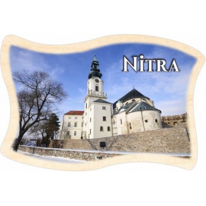 Magnetka drevená Nitra 03 vlajka