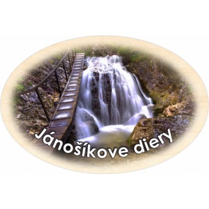 Magnetka ovál Terchová Jánošíkove Diery 02