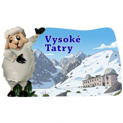Magnetka Vysoké Tatry 06 kompozitná