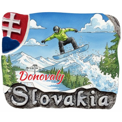 Magnetka Donovaly 01 kompozitná