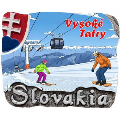 Magnetka Vysoké Tatry 03 kompozitná