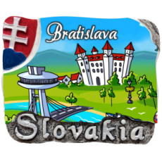 Magnetka Bratislava 13 kompozitná
