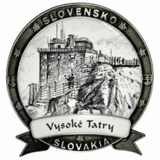 Magnetka Vysoké Tatry 01 Dekokov strieborná